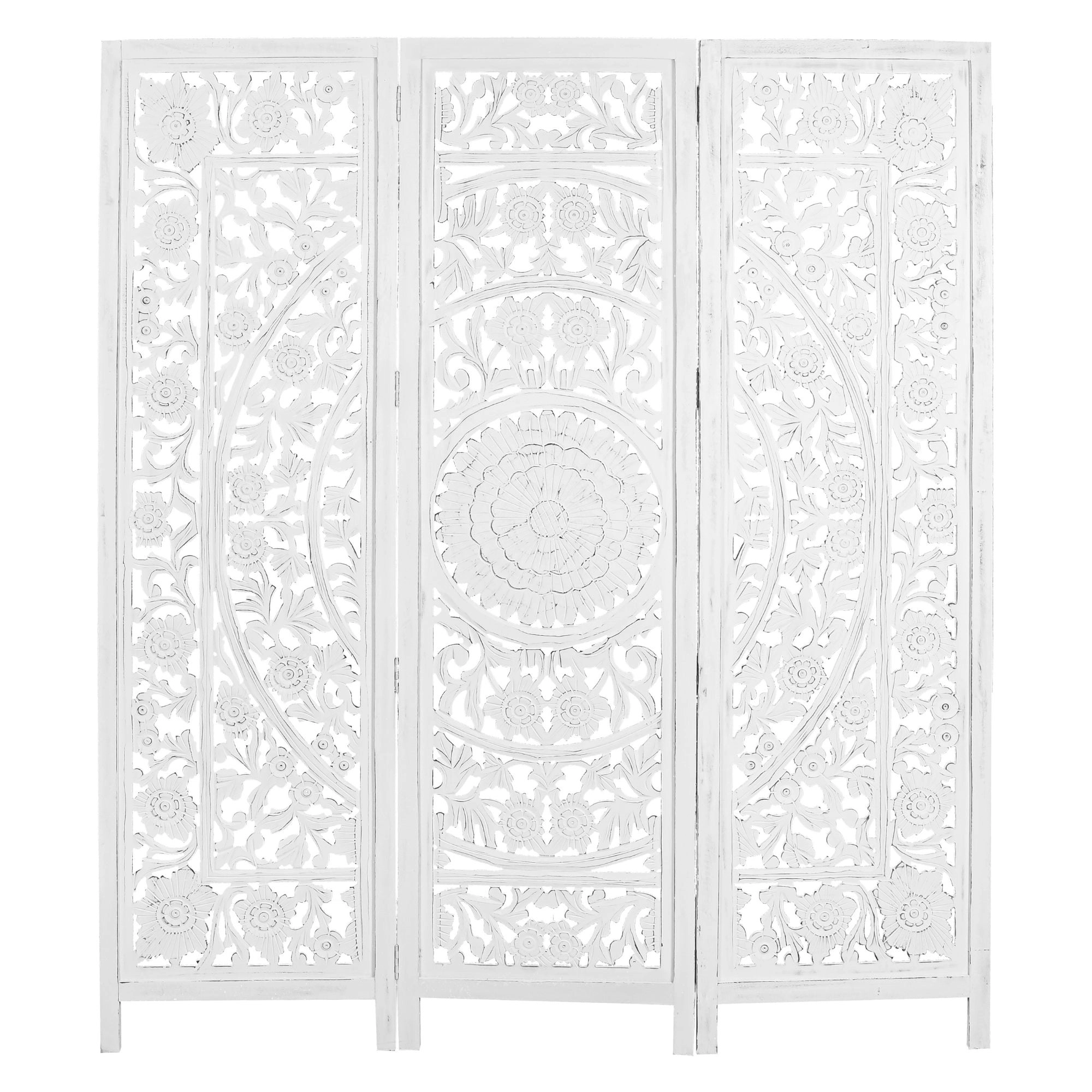 Jans Room Screen Divider White