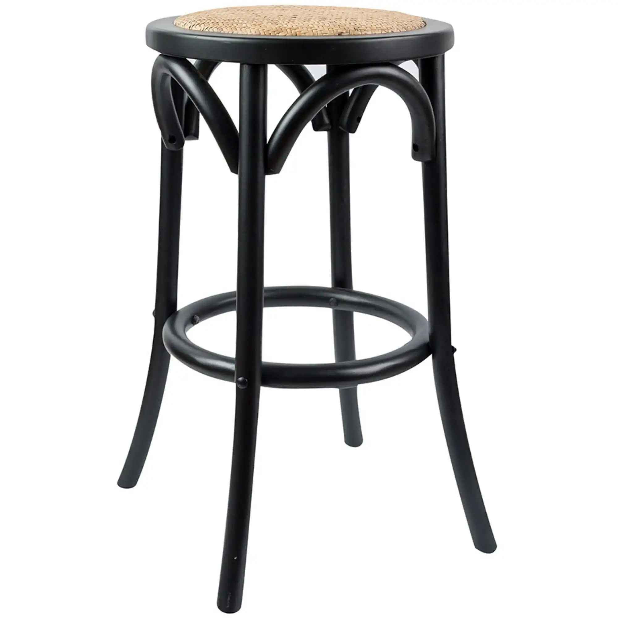 Aster Round Bar Stools Black