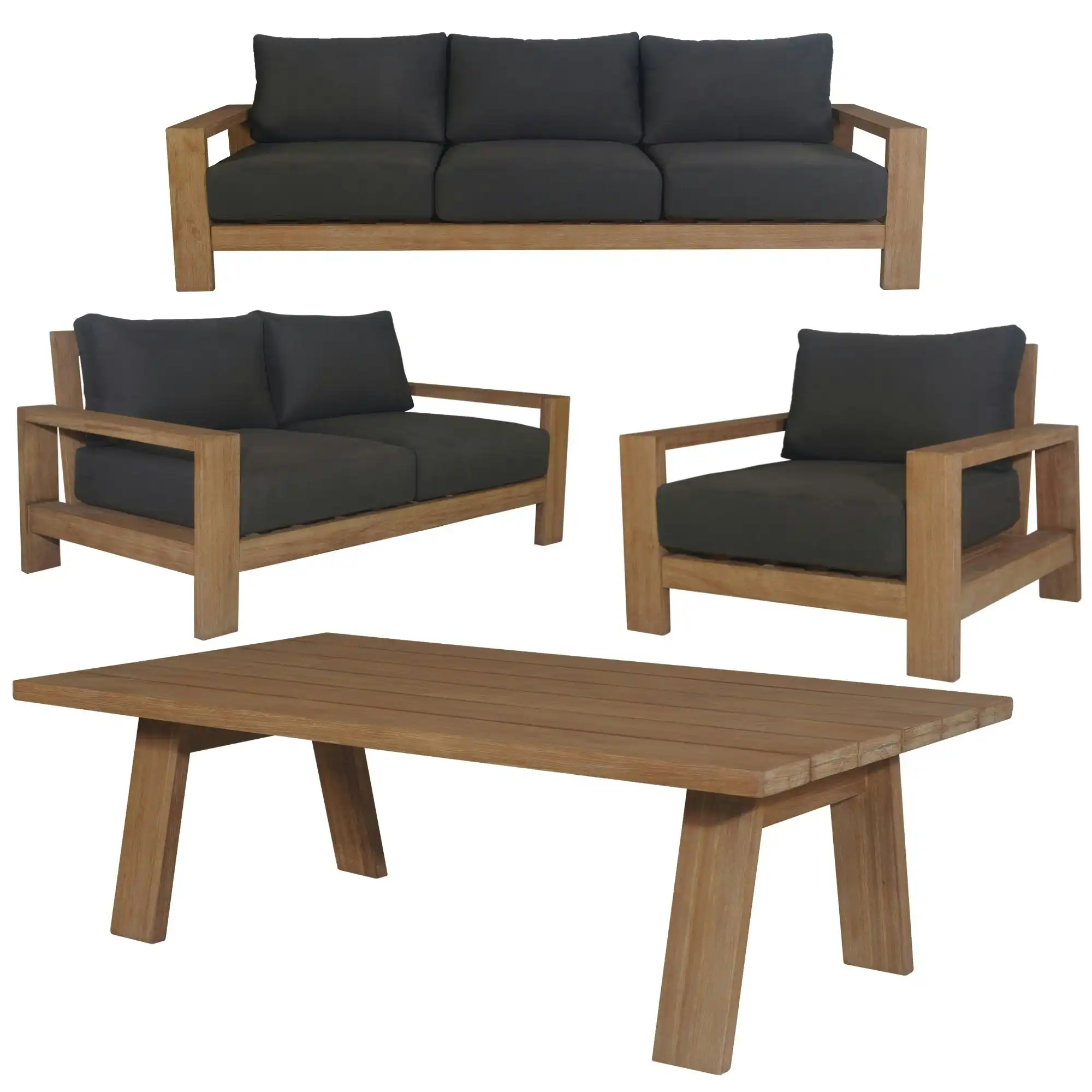 Stud 4pc Outdoor Sofa Set