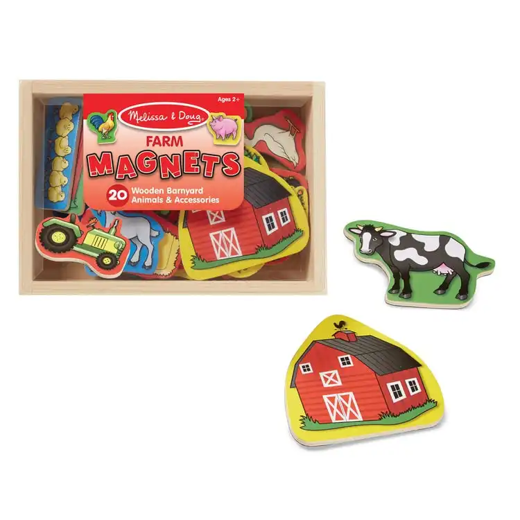 Melissa & Doug - Wooden Farm Magnets