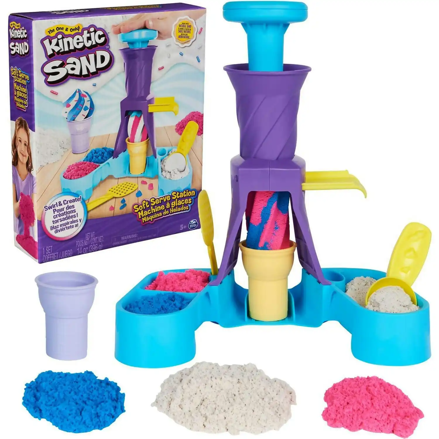 Kinetic Sand - Soft Serve Station - Spin Master