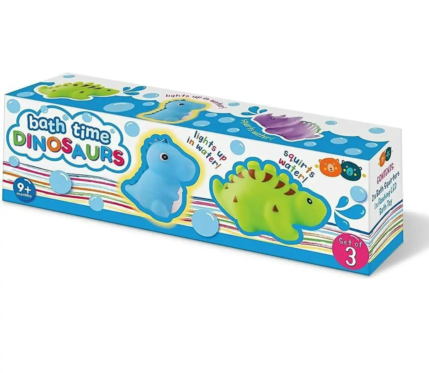 Buddy & Barney - Bath Time Dinosaurs Squirters - Set Of 3 - Mh