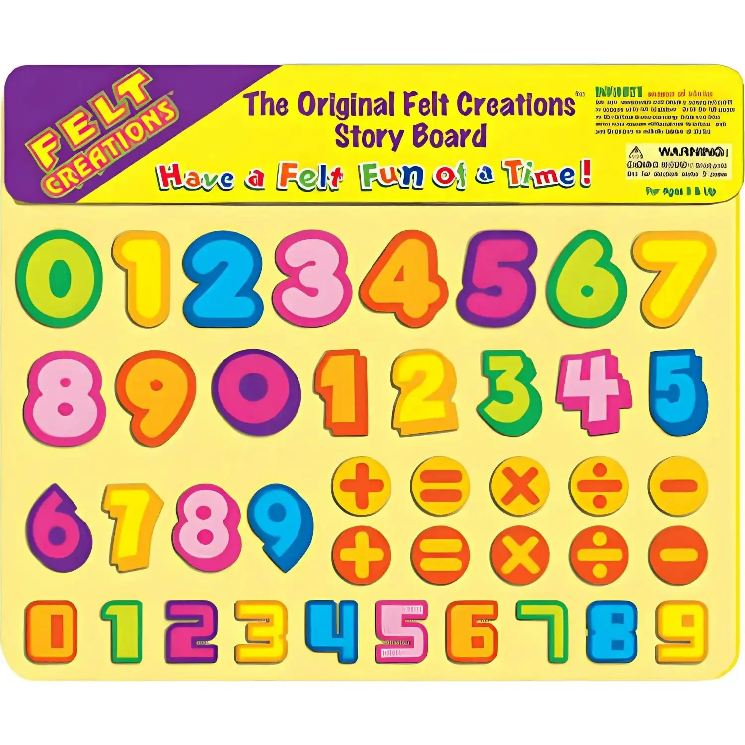 Felt Creations - Felt Numbers Story Board