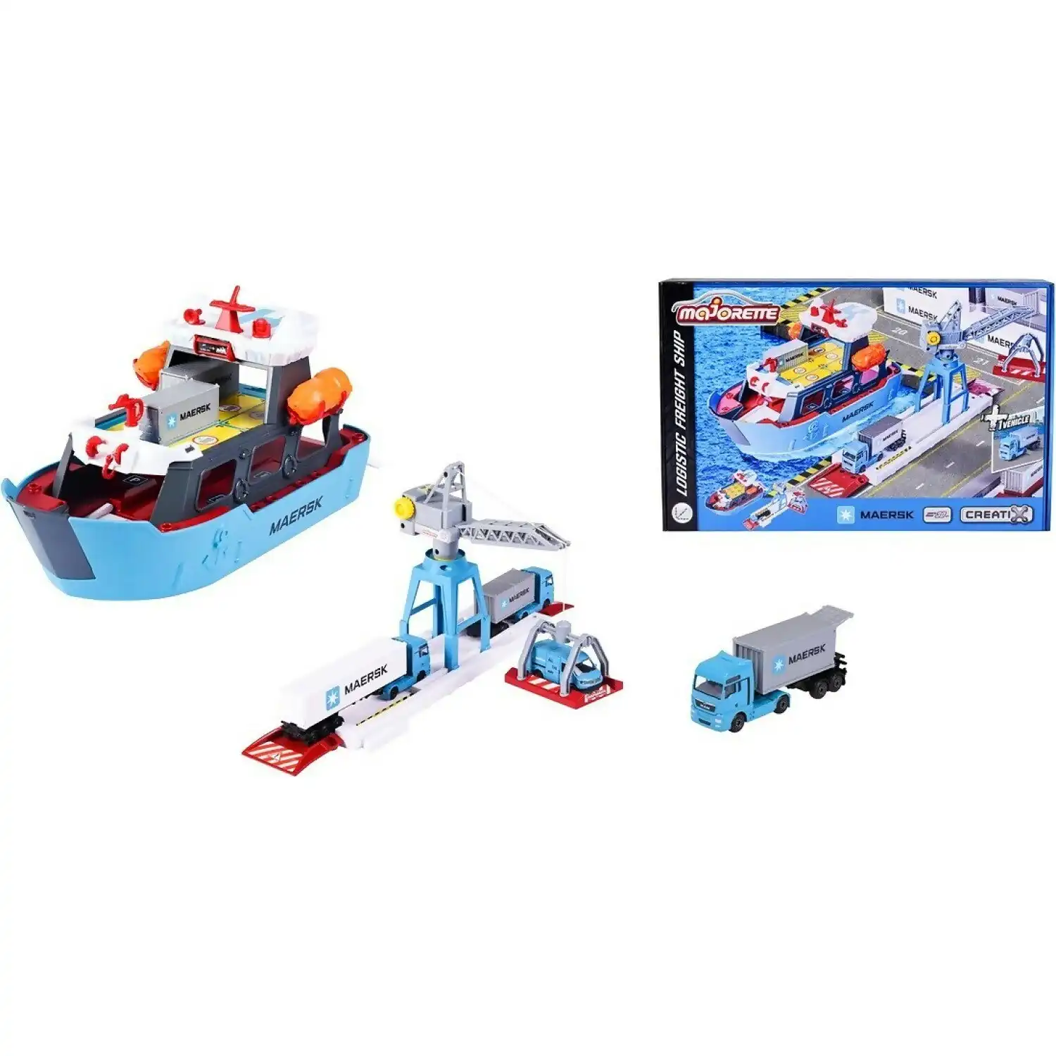 Majorette - Maersk Creatix Logistic Freight Ship