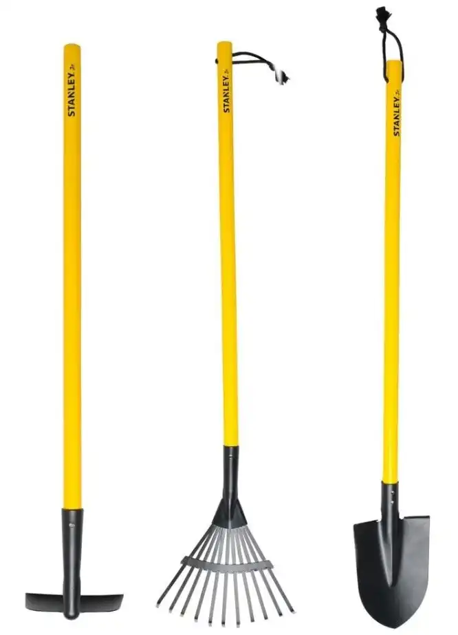 Stanley Jr - 3 Piece Garden Tools With Long Handle