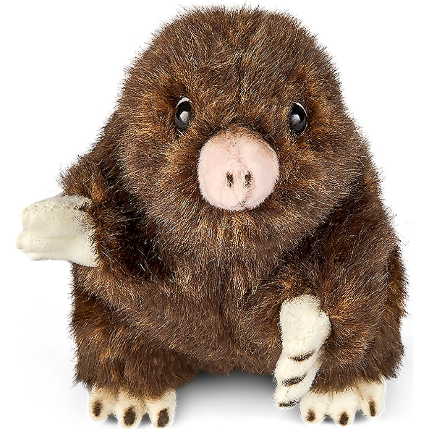 Living Nature - Sitting Mole 14cm Plush