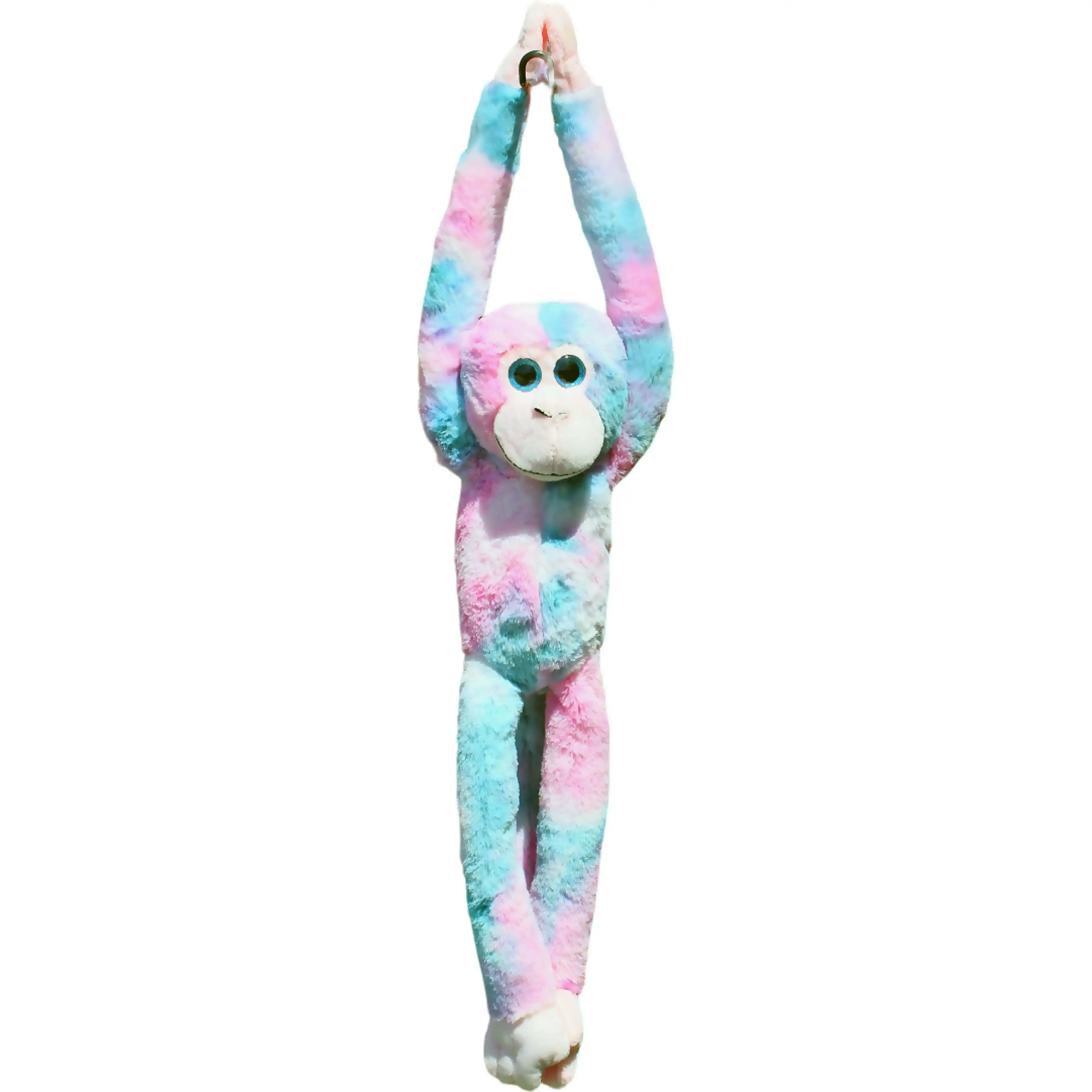 Cotton Candy - Plush Elise Hang Monkey Pink Pastel Multicolor