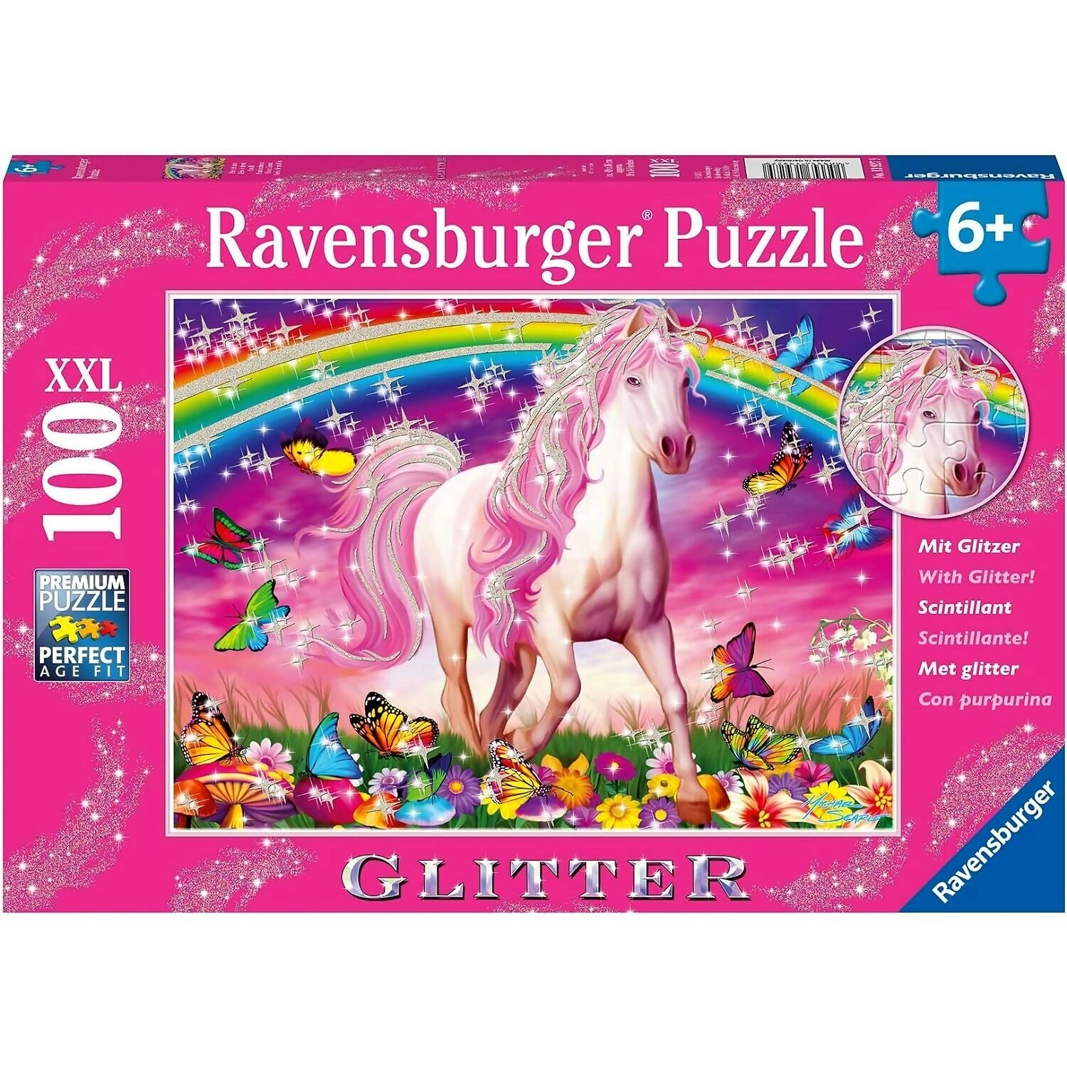 Ravensburger - Horse Dream Glitter Jigsaw Puzzle Xxl 100pc