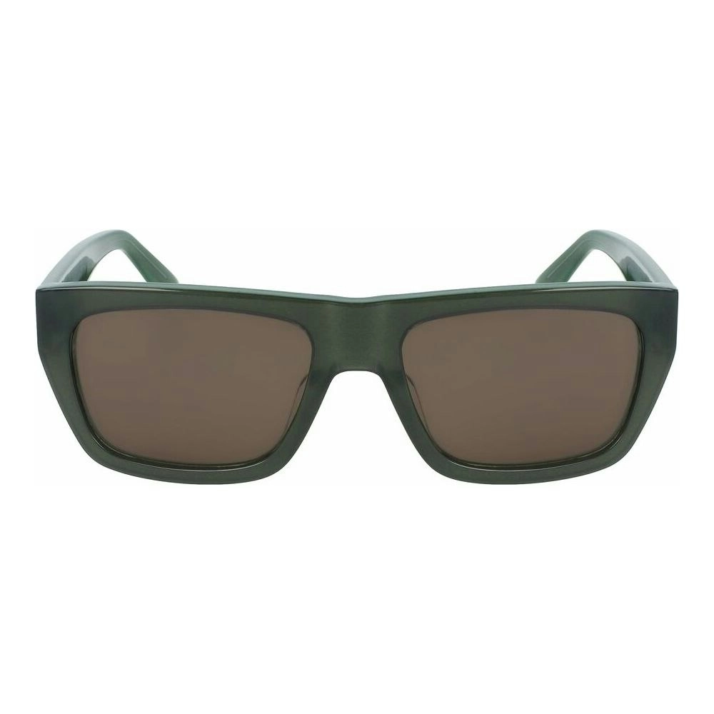 Calvin Klein Sunglasses Calvin Klein Men's Milky Green Square Ck20539s-395   56 Mm Shades