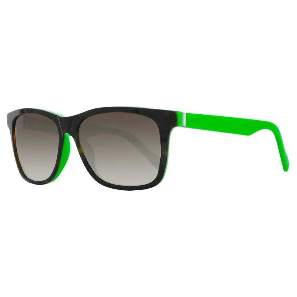 Hugo Boss Sunglasses Boss Orange Mod. Boss Orange 0117_s Unisex Rover Sunglasses - Dark Grey Lens & Green Frame Wayfarer Shades