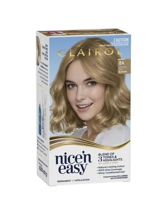 Clairol Nice 'N Easy 8A Medium Ash Blonde