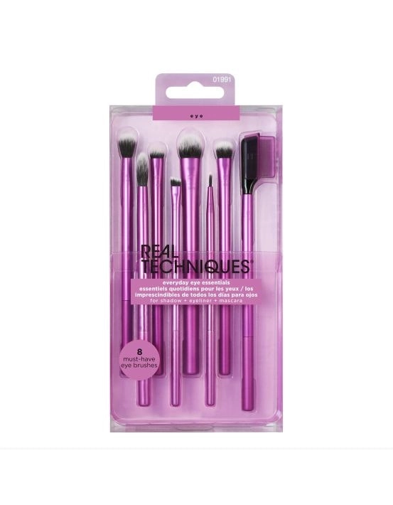 Real Techniques Everyday Eye Essentials Makeup Brush Set