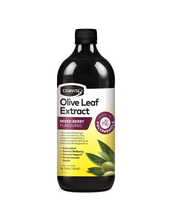 Comvita Olive Leaf Extract Mixed Berry 1 Litre