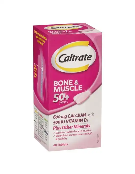 Caltrate Bone & Muscle 50+ Years 60 Tablets