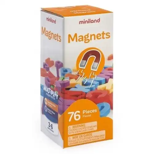 Miniland - Aptitude Magnetic Captial Letters 76 pcs