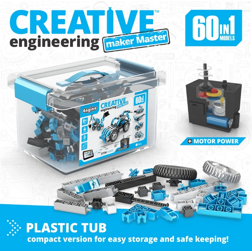 Engino - Creative Engineering - 60 in 1 - Maker Master