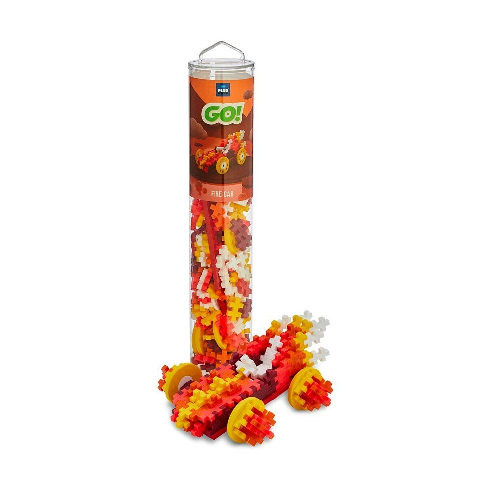 Plus-Plus - Color Cars - Fire - 200 pcs Tube