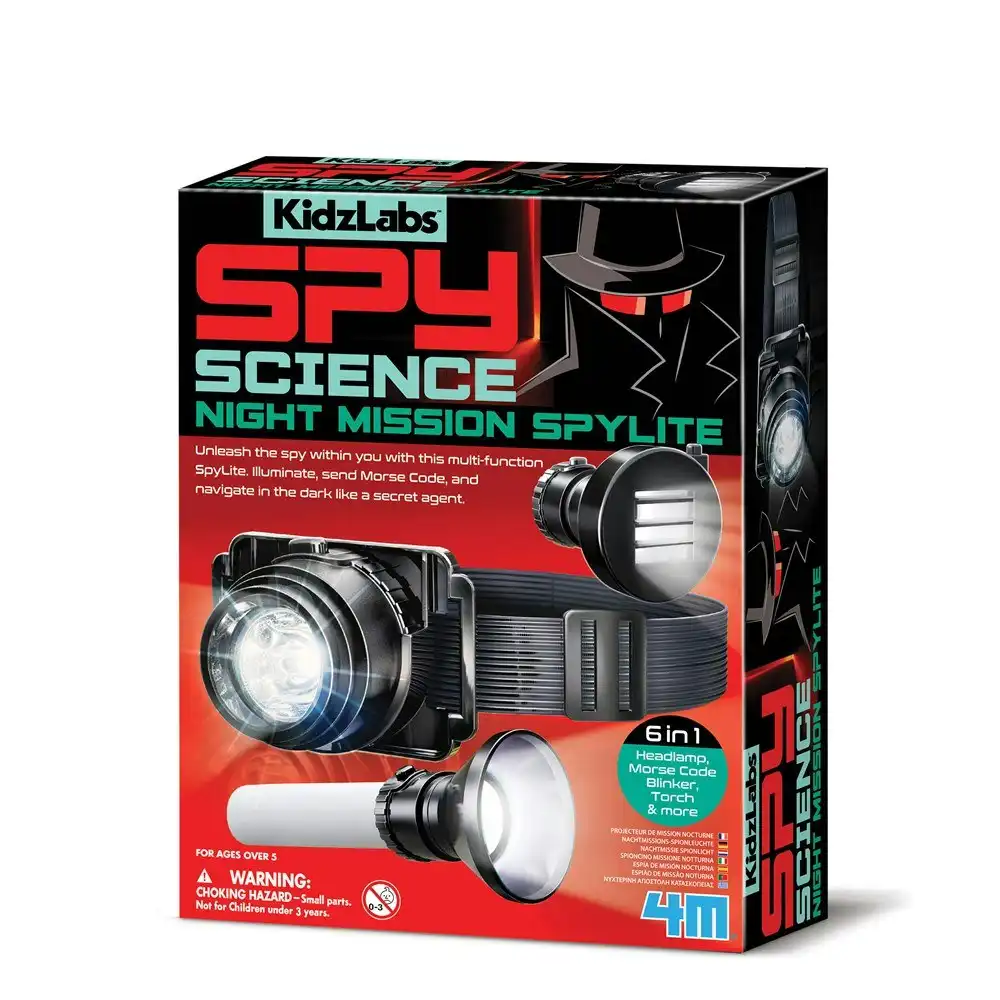 4M - KidzLabs - Spy Science Night Mission Spylite