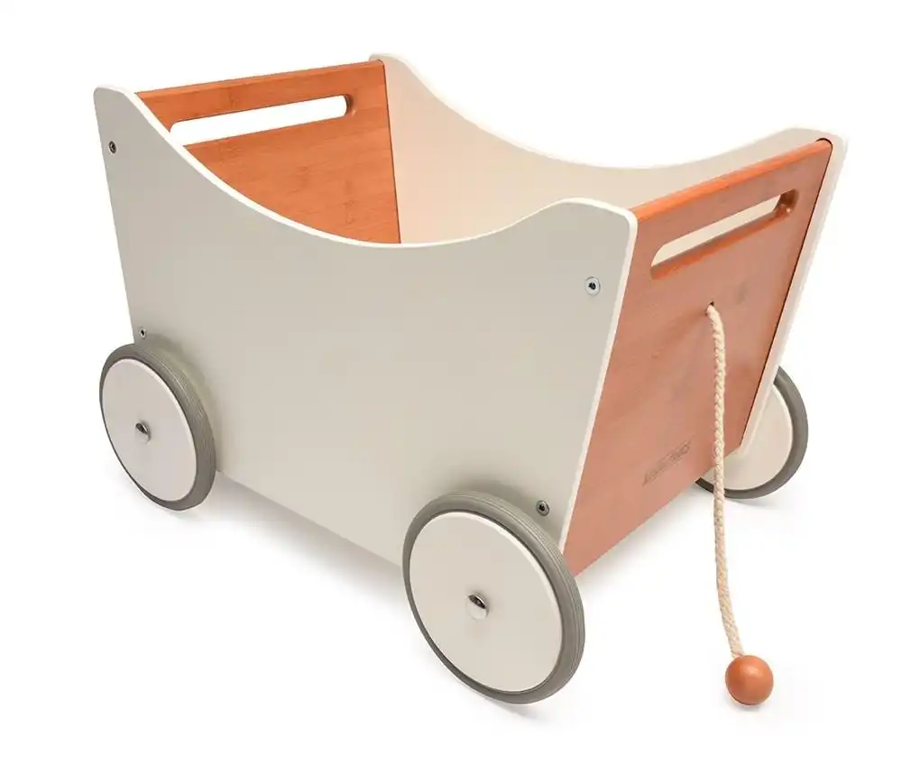 Kinderfeets - Toy Box Walker - White