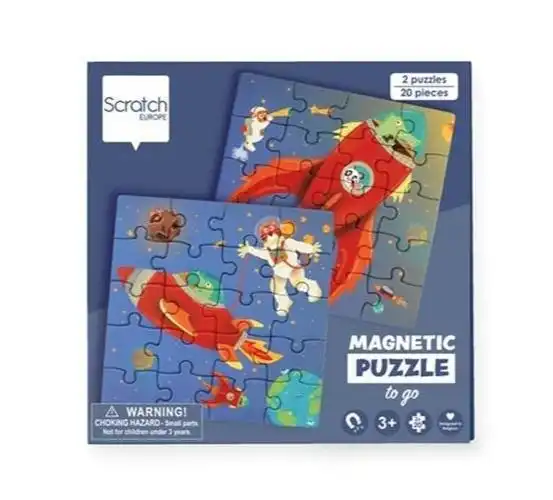 Scratch Europe - Puzzle - Magnetic Puzzle Book To Go - Space