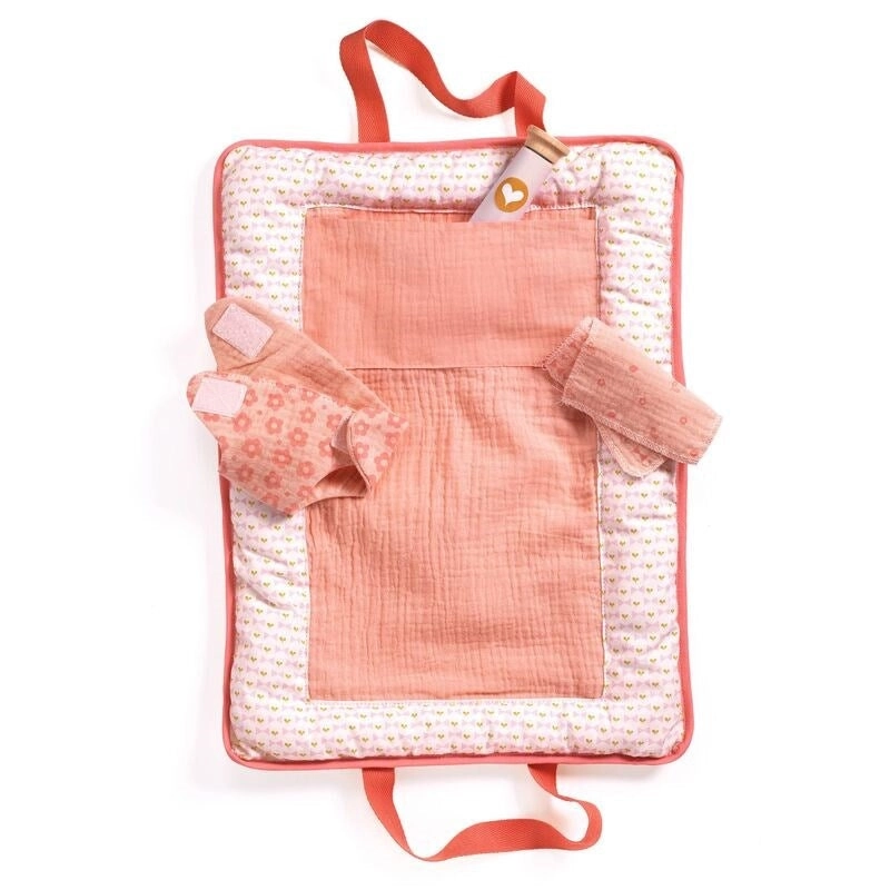 Djeco - Pomea - Pink Peak Changing Bag Set