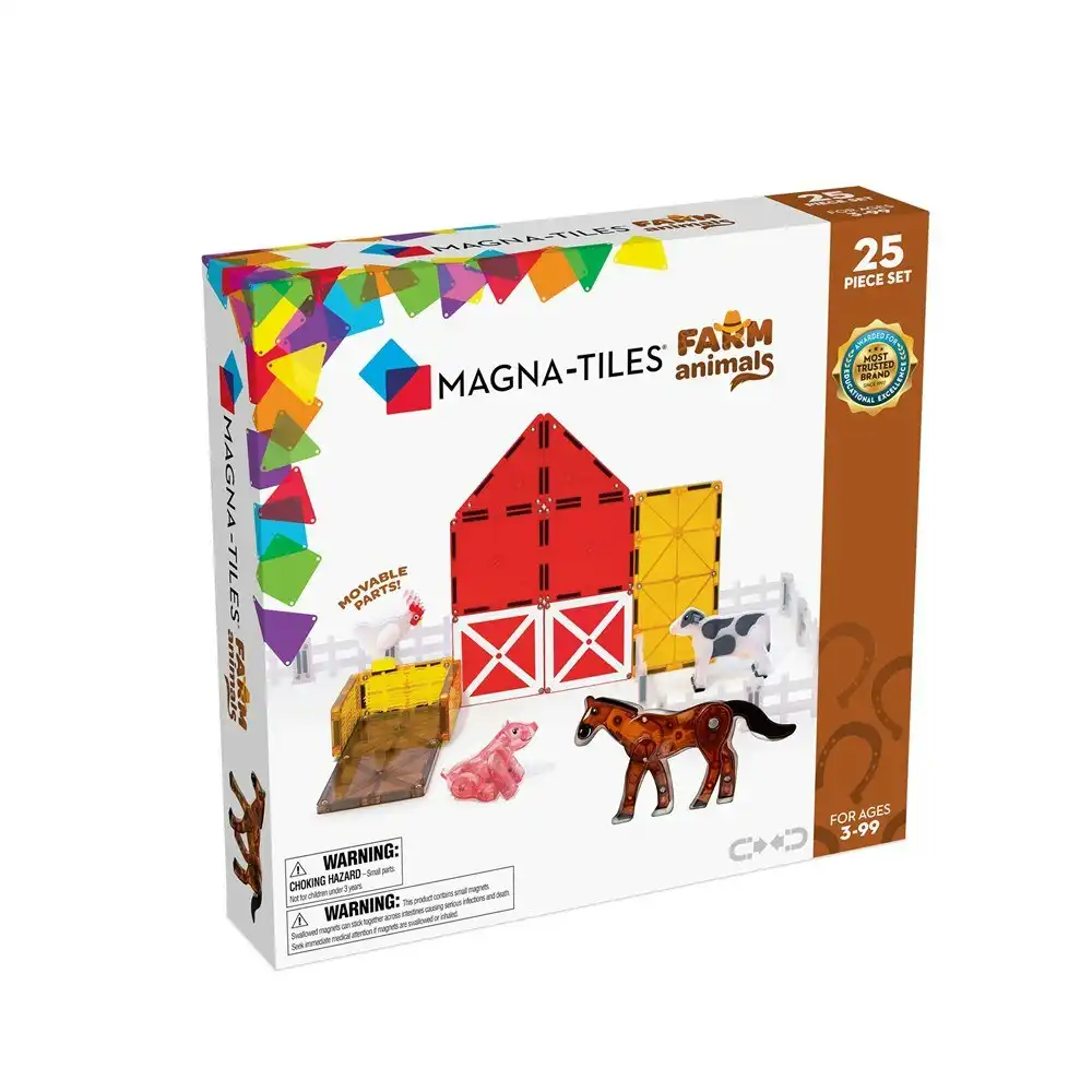 MAGNA-TILES - Farm Animals - 25 Piece Set