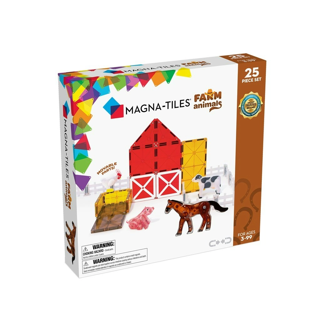 MAGNA-TILES - Farm Animals - 25 Piece Set