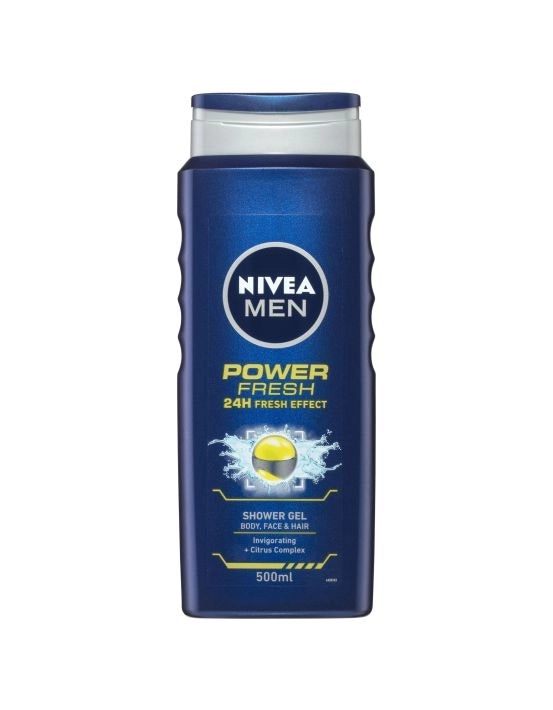 Nivea Men Shower Gel Power Fresh 500ml