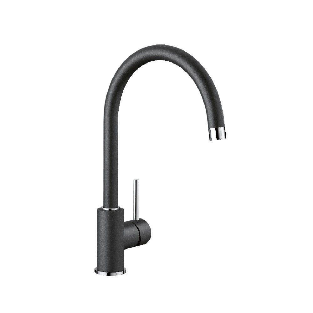 Blanco Mida XL Silgranit High Arch Tap Anthracite (Earthy Black) MIDAXLA 526134