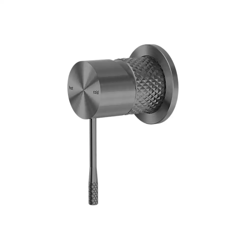 Nero Opal Shower Mixer with 60mm Plate Graphite NR251909hGR