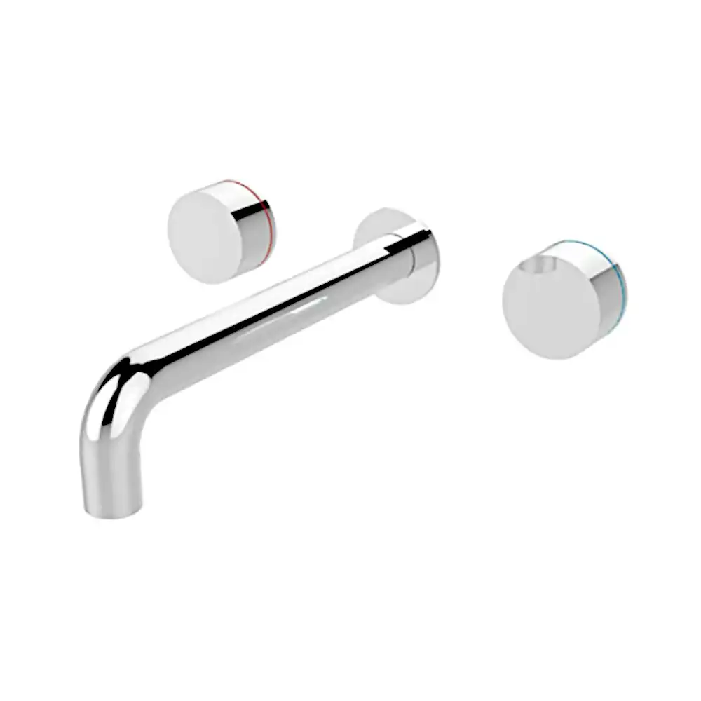 Nero Kara Wall Basin Set 217mm Spout Chrome NR211707a217CH