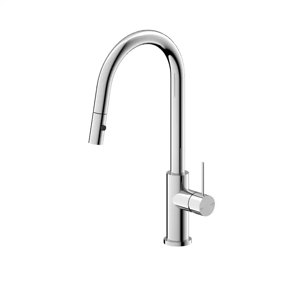 Nero Mecca Pull Out Sink Mixer With Vegie Spray Function Chrome NR221908CH