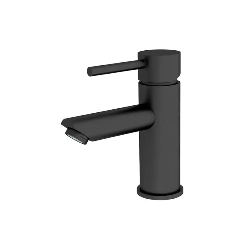 Nero Dolce Basin Mixer Straight Spout Matte Black NR250802MB