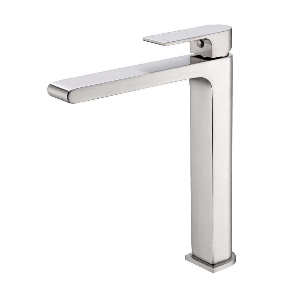 Nero Bianca Mid Tall Basin Mixer Brushed Nickel NR321501DBN