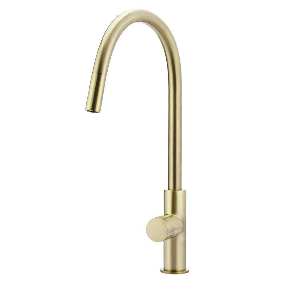 Meir Round Piccola Pull Out Kitchen Mixer Tap Tiger Bronze MK17PN-PVDBB