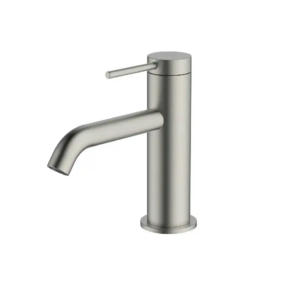 Oliveri Venice Curved Basin Mixer Brushed Nickel VE103504BN