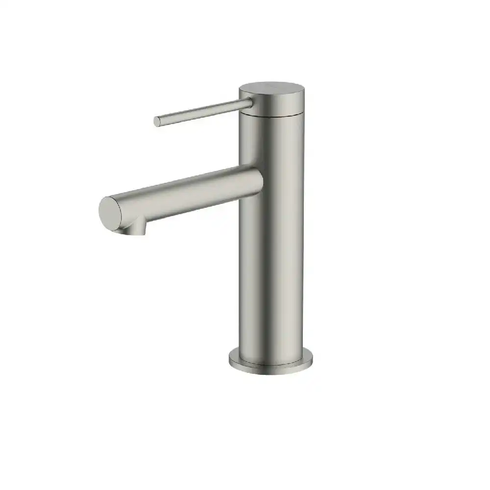 Oliveri Venice Straight Basin Mixer Brushed Nickel VE106504BN