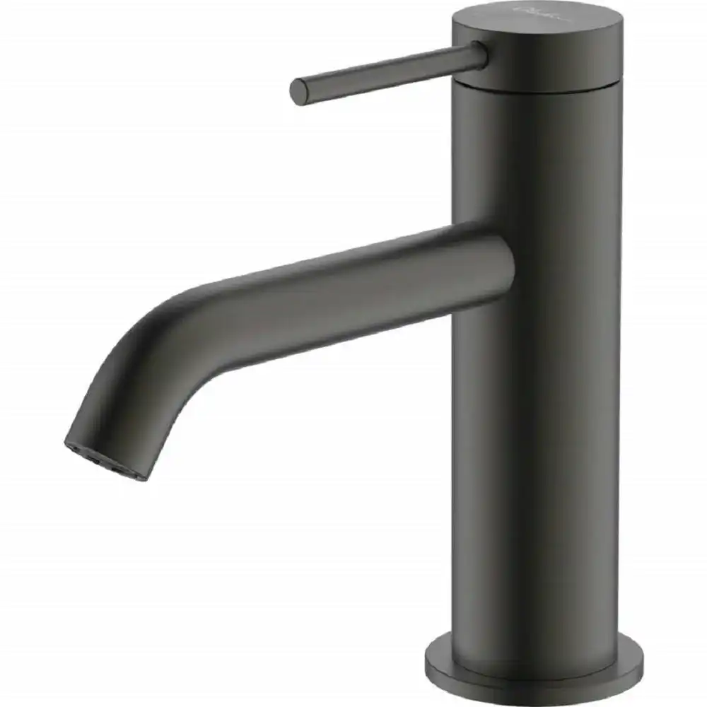 Oliveri Venice Basin Mixer Curved Gun Metal VE103505GM