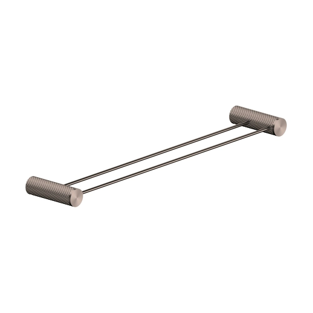 Nero Opal Double Towel Rail 600mm Brushed Bronze NR2524dBZ