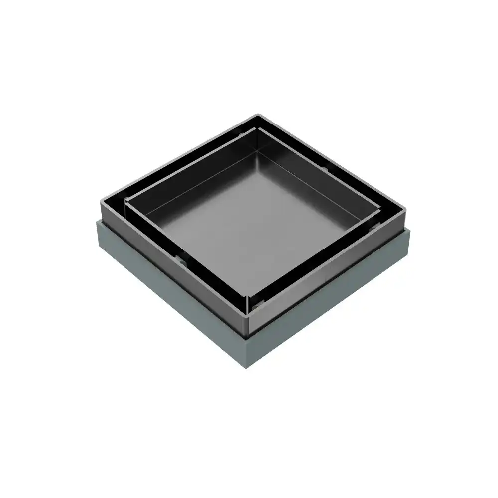 Nero Tile Insert Floor Waste 50mm Outlet Gun Metal NRFW001GM