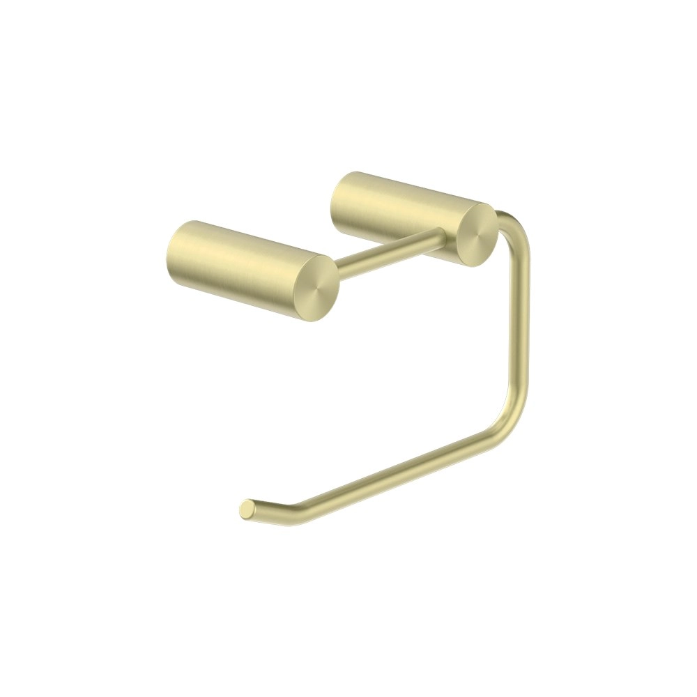 Nero New Mecca Toilet Roll Holder Brushed Gold NR2386BG