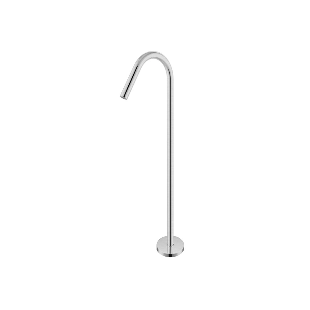 Nero Mecca Floor Standing Bath Spout Only Brushed Nickel NR221903ABN