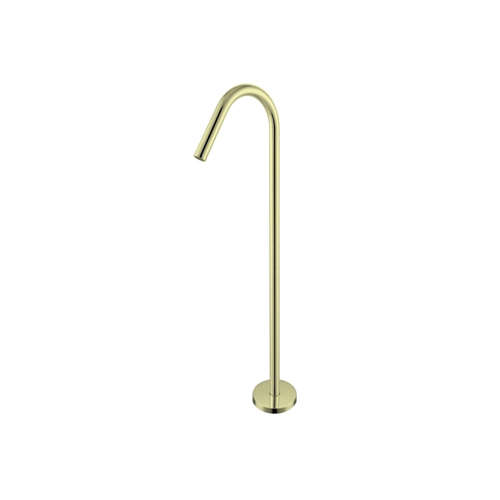 Nero Mecca Floor Standing Bath Spout Only Brushed Gold NR221903ABG