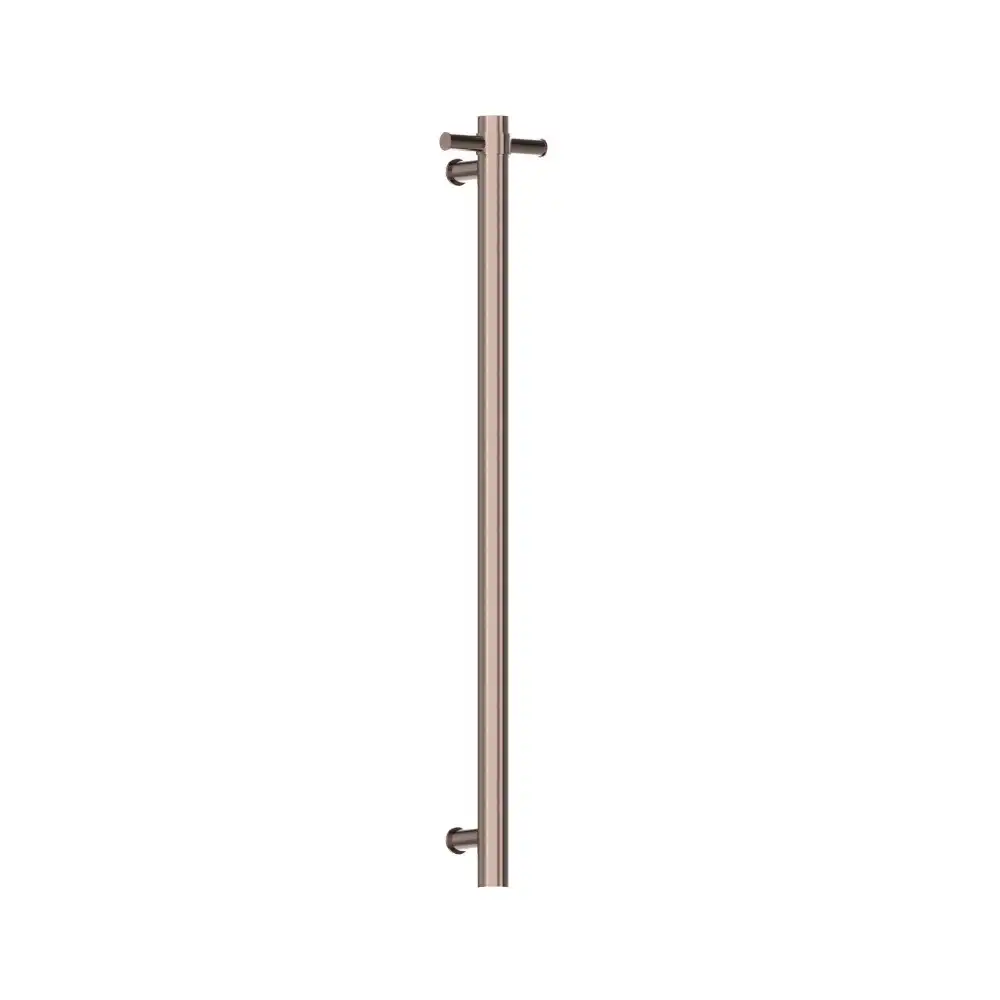 Nero Vertical Heated Towel Rail Brushed Bronze NRV900HBZ