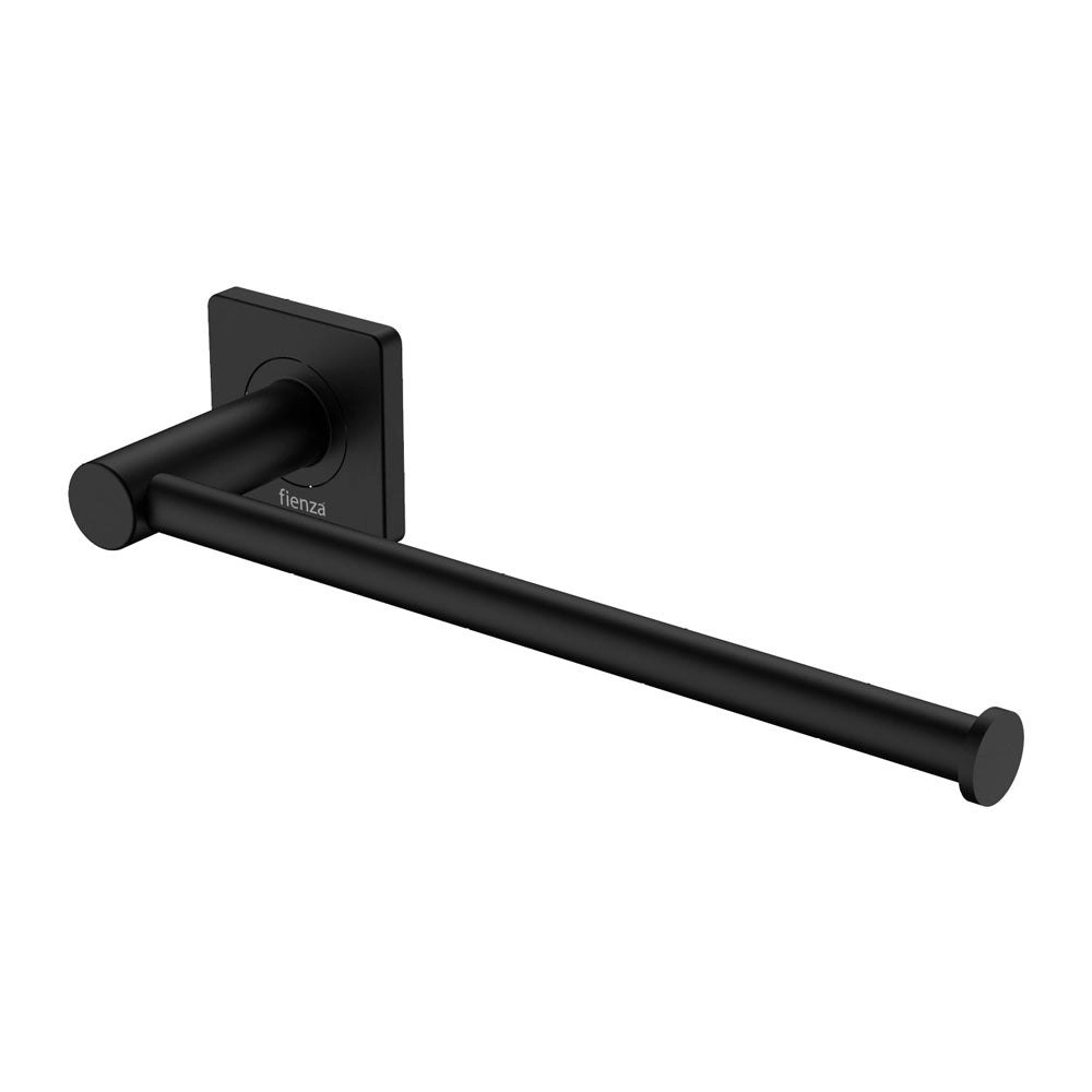 Fienza Sansa Hand Towel Rail/Roll Holder Matte Black 83205MB