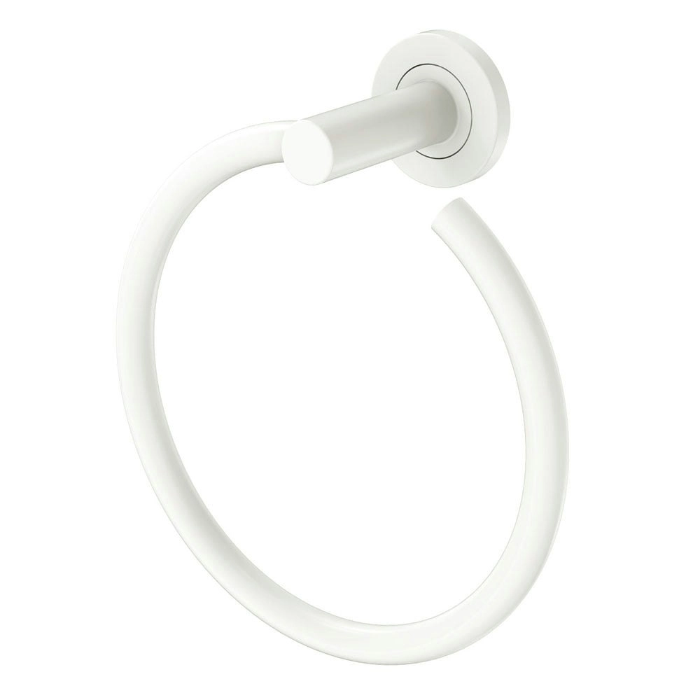 Fienza Kaya Hand Towel Ring Matte White 82802MW