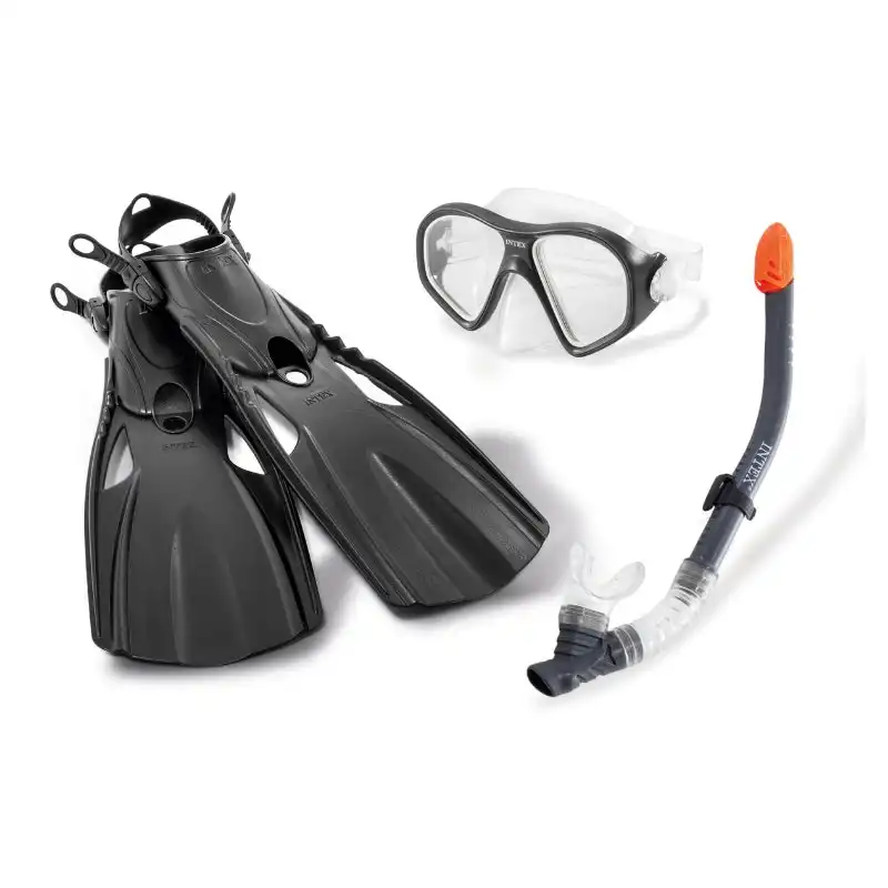 Intex Mask Snorkel & Fin Set Reef Rider Set 55657