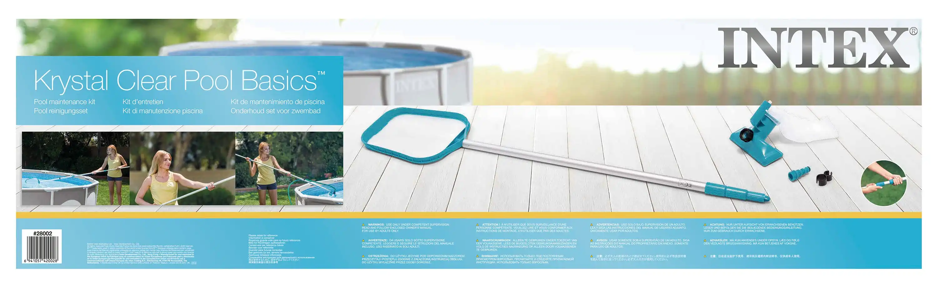 Intex Pool Cleaning Maintenance Kit for Above Ground Pools 28002