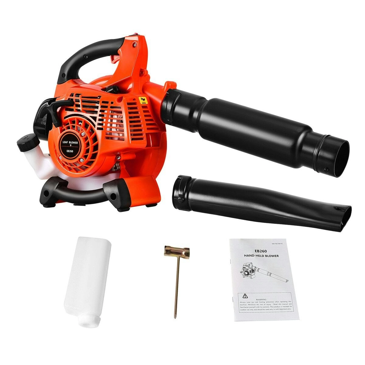 Ausway Petrol Leaf Blower 2 Stroke 26CC Cordless Hand Held Garden Lawn Yard Snow Dust Debris Blowing Machine