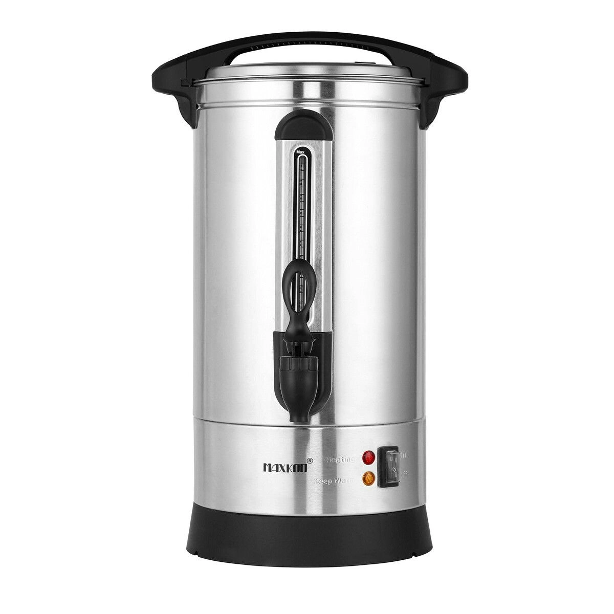 Maxkon  Coffee Urn Maker Machine Instant Hot Cold Water Dispenser Kettle Tea Home Commercial Camping Boiler Stainless Steel with Tap 19.6L